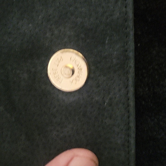 Comet genuine eel skin purse black gold - Picture 2 of 7